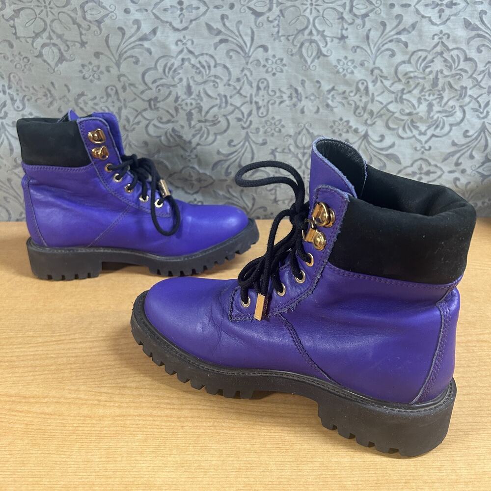 H&M Moschino Women's Boots Purple Limited Edition Size 6